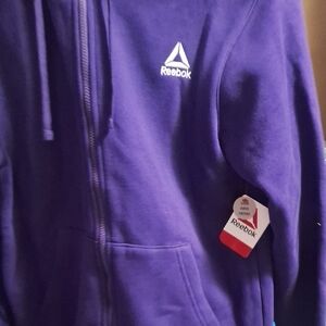 Reebok Deep Purple Zip-Up Hoodie